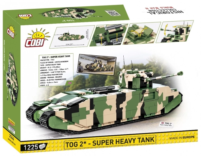 COBI 2544 II WW TOG 2, Tank Museum, 1 225 k