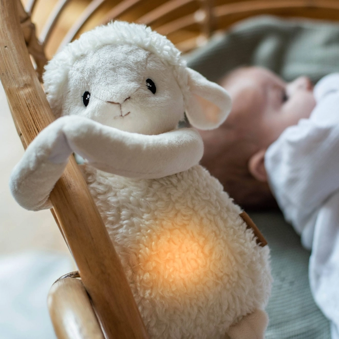 Whisbear - bzučící ovečka Lumi se světlem a ukolébavkami a funkcí CRYsensor