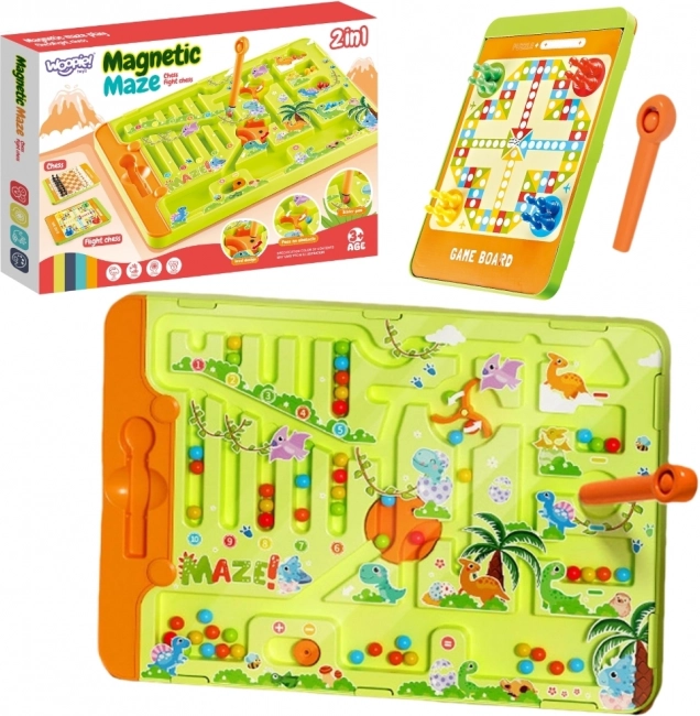 WOOPIE Magnetický Bludiště 2v1 Hra Člověče, nezlob se