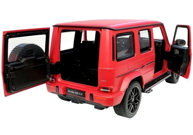 Dálkově ovládaný Mercedes G63 Rastar R/C – červený