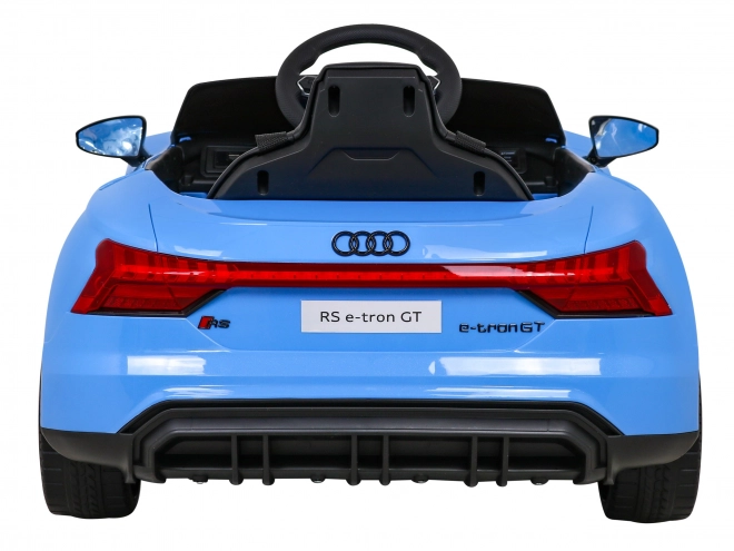 Audi RS E-Tron GT dětské elektrické auto s ovladačem a pohonem 4x4 – Modrá