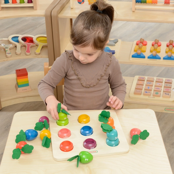 Edukativní tabule Zelenina Montessori