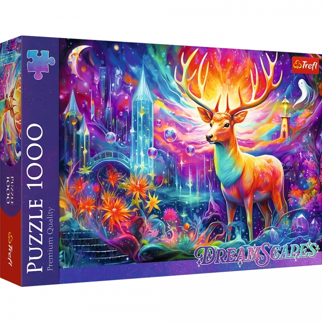 Puzzle 1000 dílků - Mystický jelen