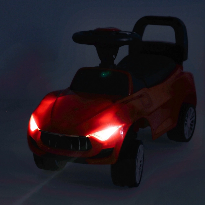 Dětské odrážedlo SuperCar se zvukem a světly – Červené 