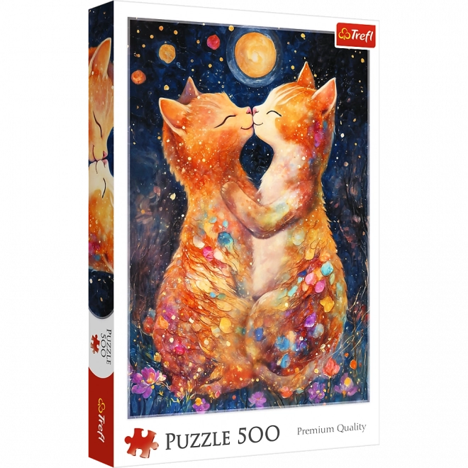 Puzzle 500 dílků – polibek v měsíčním svitu Trefl