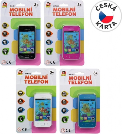 Dětský mobilní telefon na baterie 11 cm