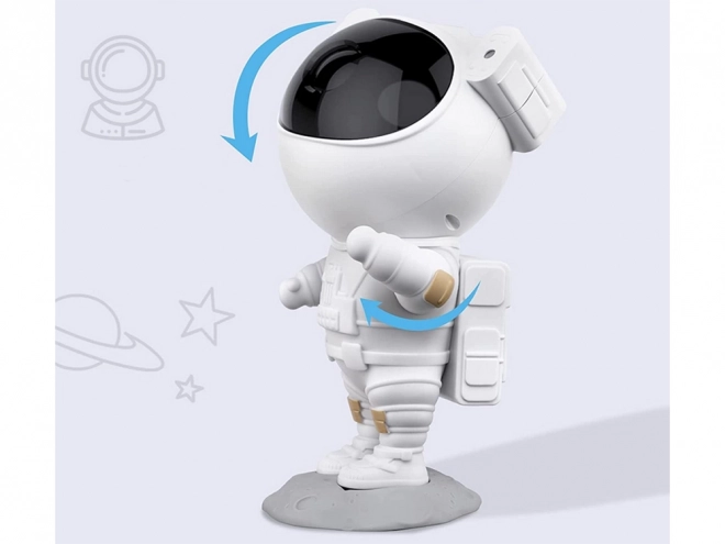 Hvězdný projektor ve tvaru astronauta s dálkovým ovládáním