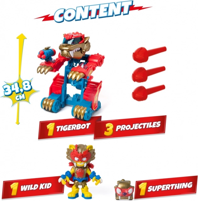 Herní sada SuperThings Wild Tigerbot