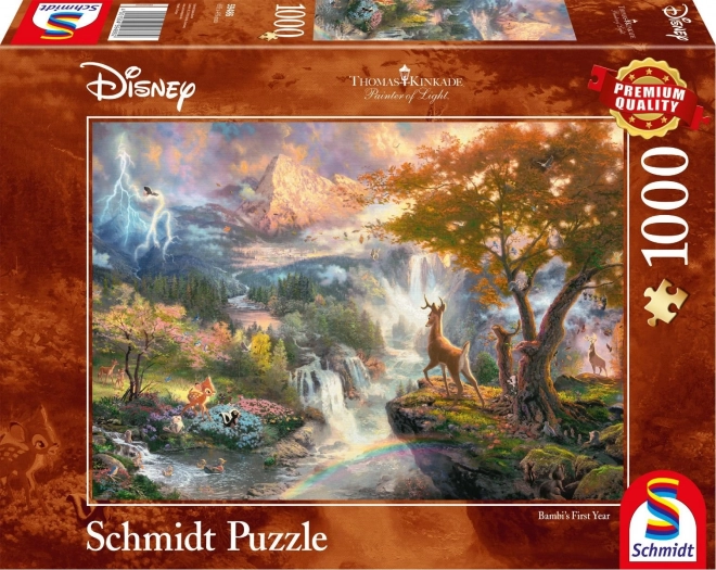 Puzzle Bambi: První rok 1000 dílků od SCHMIDT