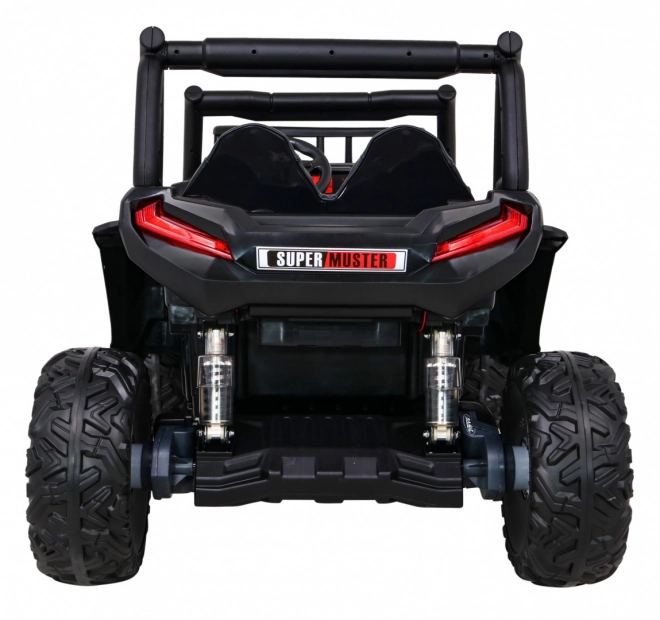 Buggy UTV Off-roader pro děti Červená + dálkové ovládání + nosič zavazadel + pomalý start + EVA + MP3 LED