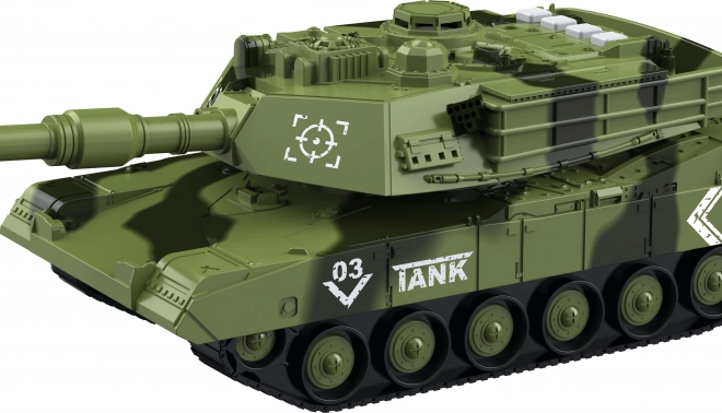 Tank na setrvačník se světelnými a zvukovými efekty 25 cm