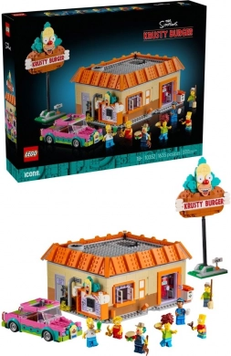 icons 10352 the simpsons: krusty burger stavebnice pro dospělé