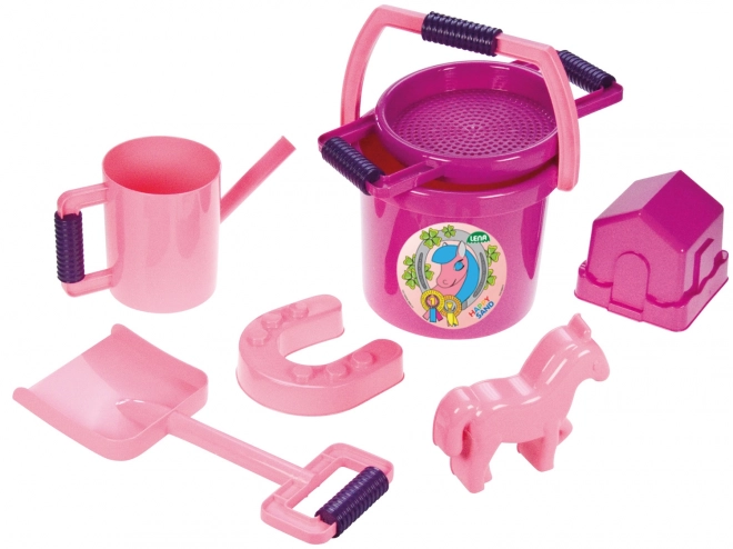 Lena pískový set statek s poníkem