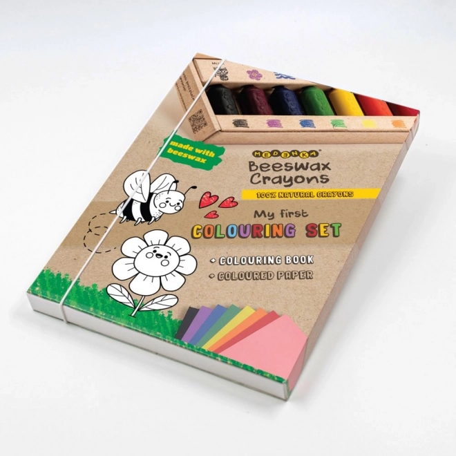 Kreativní sada s včelími voskovými pastelkami