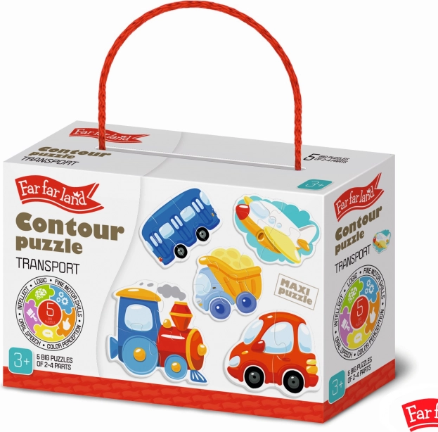 Puzzle doprava Far Far Land pro děti