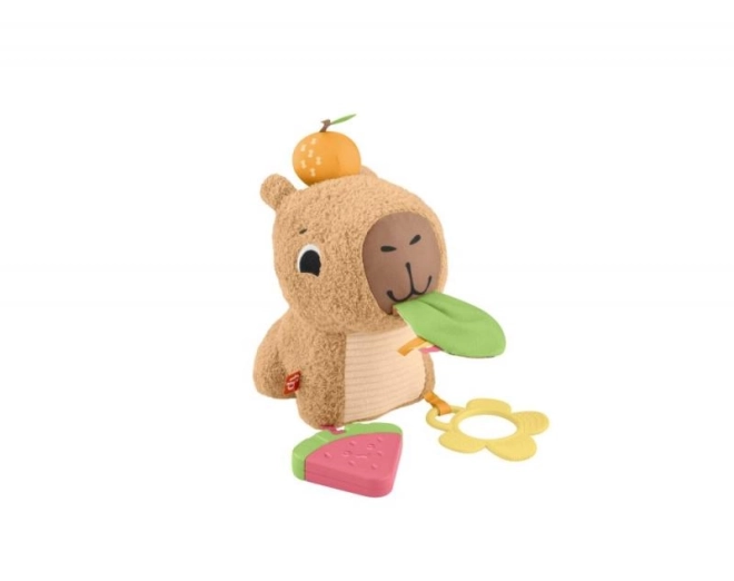 Fisher-Price plyšová hračka kapybara s příslušenstvím