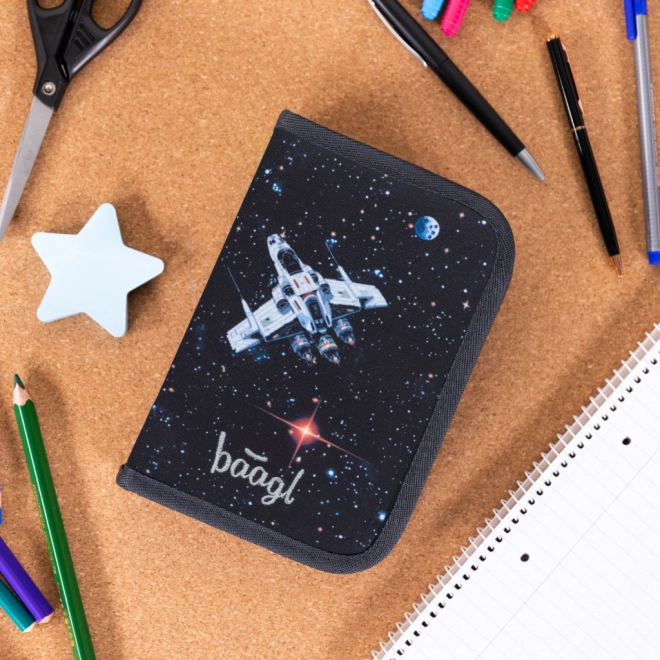 Školní penál Pixel Space