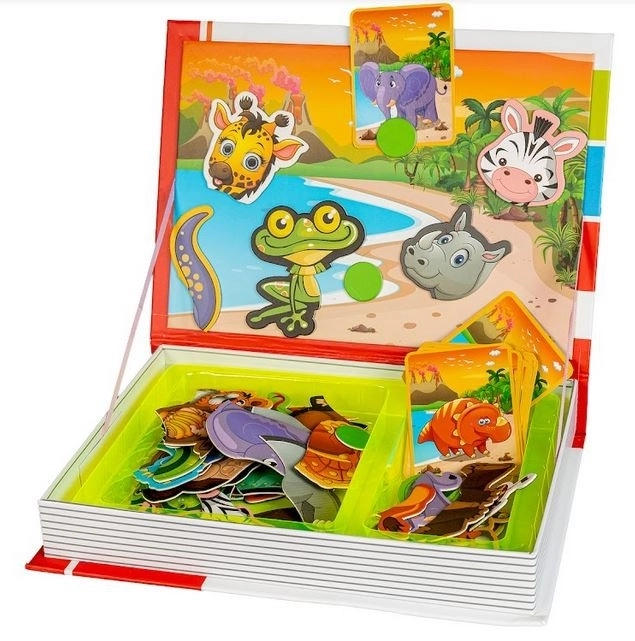 Magnetické puzzle se zvířaty