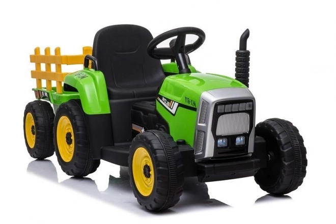 Dětský elektrický traktor se přívěsem