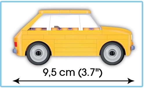 Stavebnice 71 prvků Polski Fiat 126P