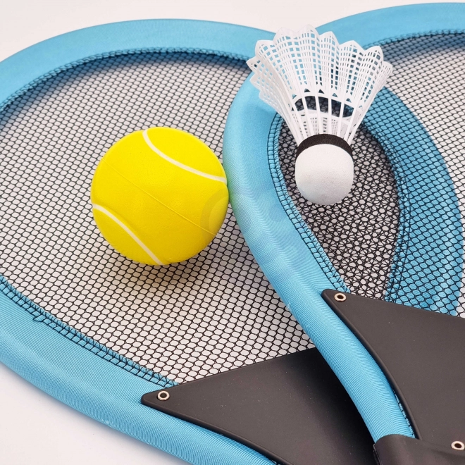 dětská sportovní sada raketek na tenis a badminton Woopie