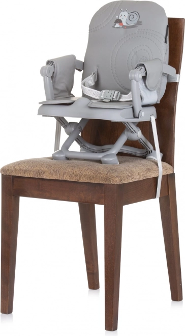 Přenosná jídelní židlička CHIPOLINO Lollipop ash grey