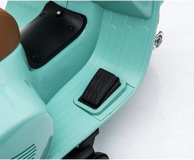 Dětský elektrický skútr Vespa GTS 300 Mini tyrkysový