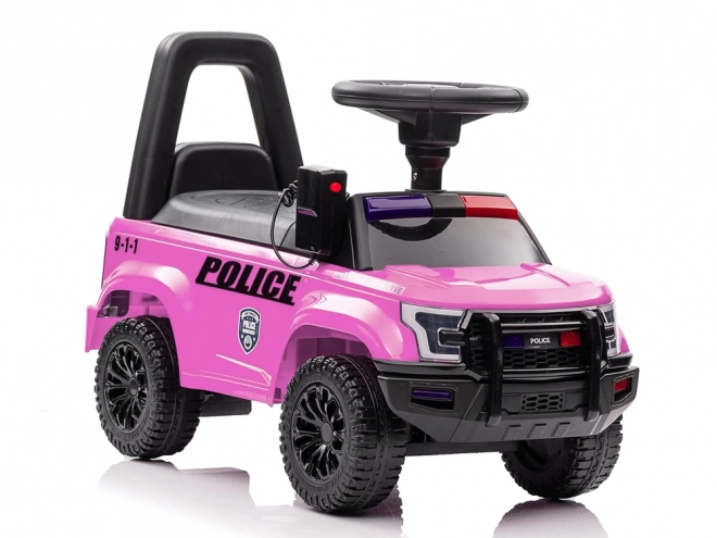 Dětské odrážedlo Police růžové