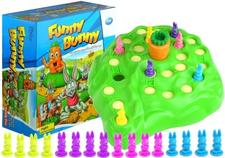 rodinná hra funny bunny – závod o mrkev