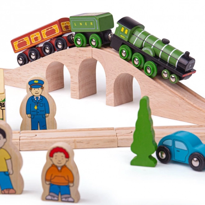 Dřevěná vláčkodráha Flying Scotsman