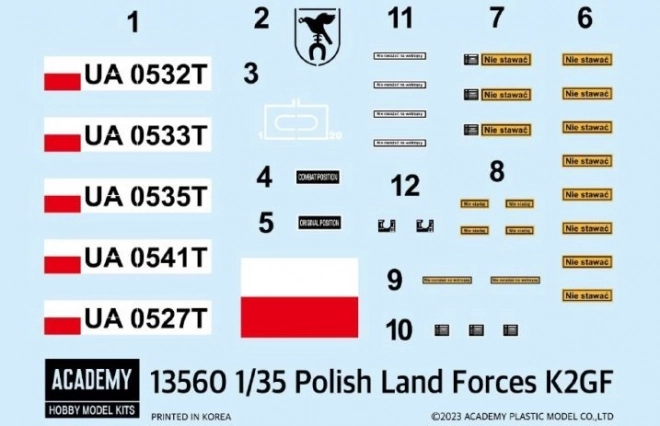 Plastikový model Tank K2PL Gap Filler 1/35