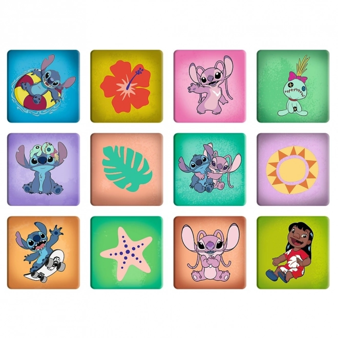 Puzzle 2v1 memoáry Lilo a Stitch