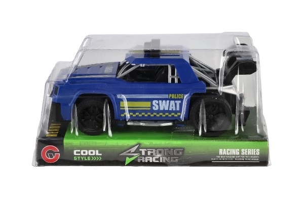 Plastové závodní auto na setrvačník - 16 cm