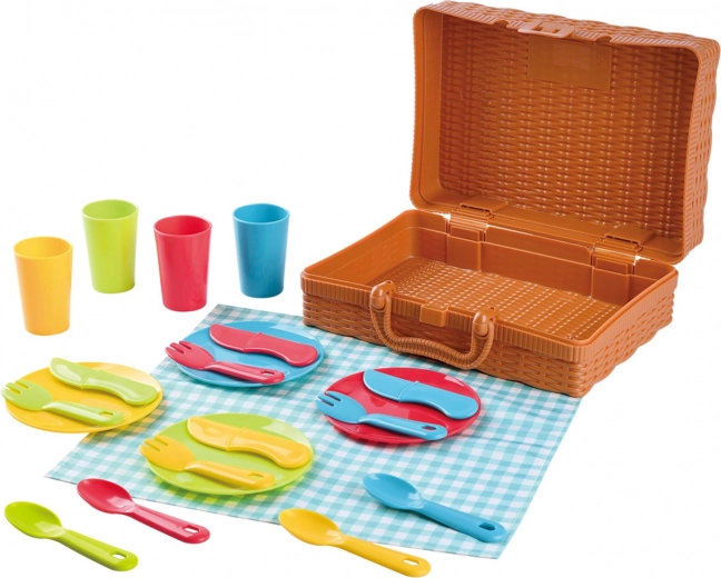 Vše pro piknik pro čtyři