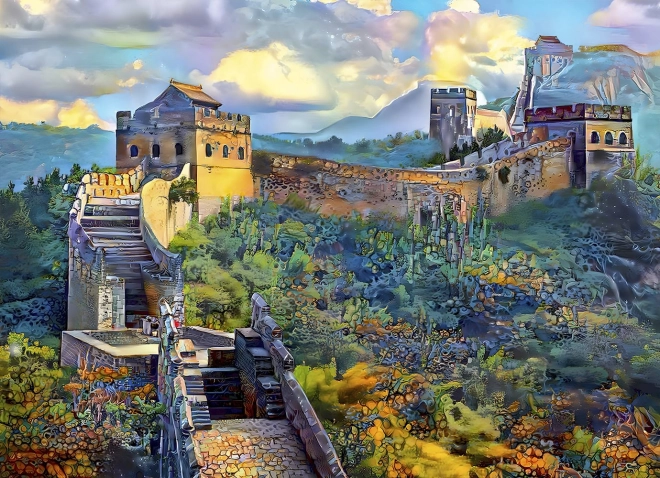 Puzzle Velká čínská zeď 1000 dílků