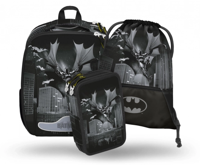 Školní set Shelly s Batman: aktovka, penál, sáček