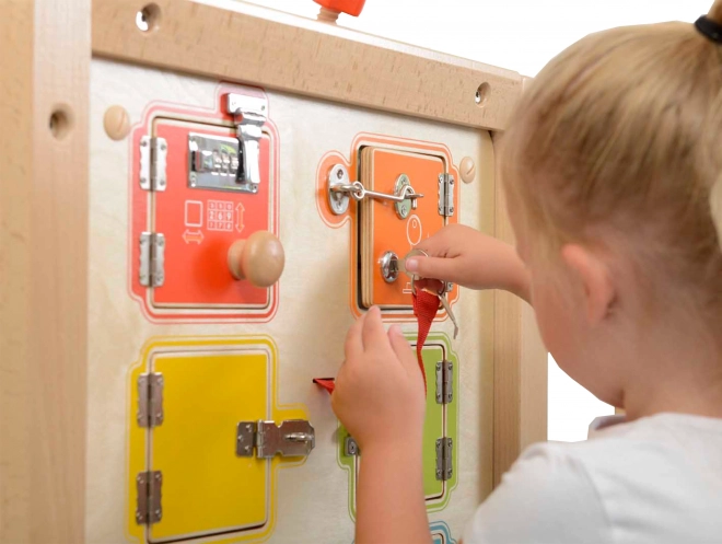 Naučný panel Masterkidz: Otevírání a zavírání zámků
