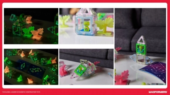 Magformers svítící stavebnice 20 dílků