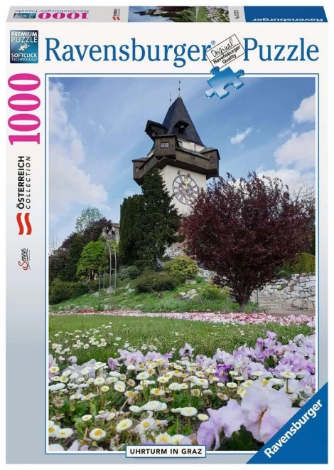 Puzzle 1000 dílků Uhrturm Graz
