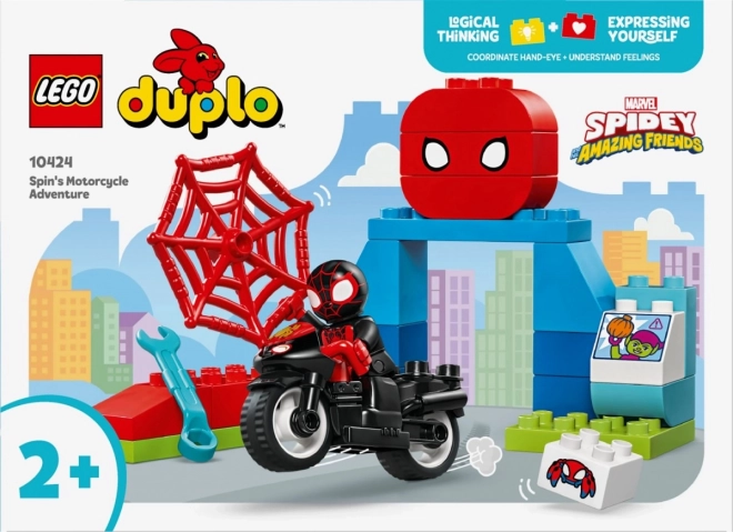 LEGO DUPLO Spidey a dobrodružství na motocyklu