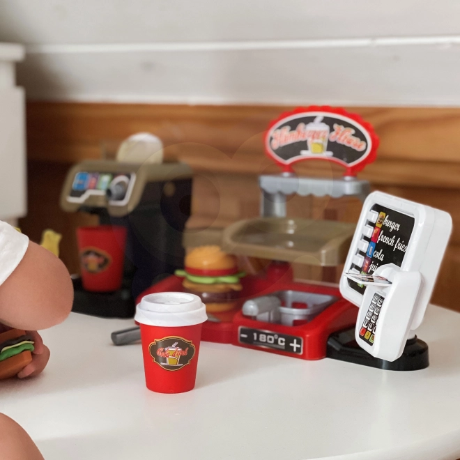 Fast Food XXL s pokladnou a dávkovačem od WOOPIE