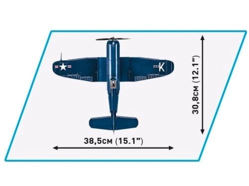 COBI 2417 Korean War Vought F4U-4 Corsair, 1:32, 511 k, 1 f
