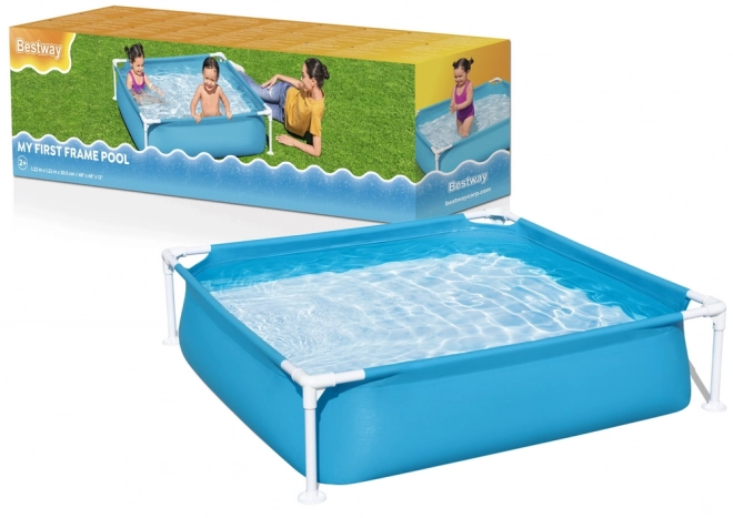 Dětský zahradní bazén 122 cm x 122 cm x 30 cm Bestway 56217