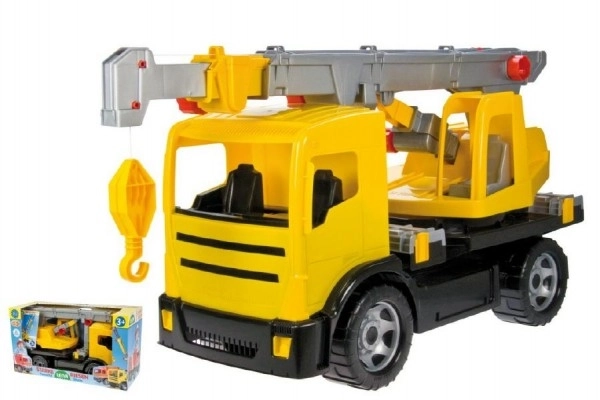 Dětský autojeřáb s plně mechanickými funkcemi