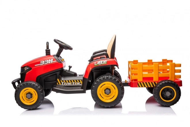 Bateriový traktor BBH-030 červený