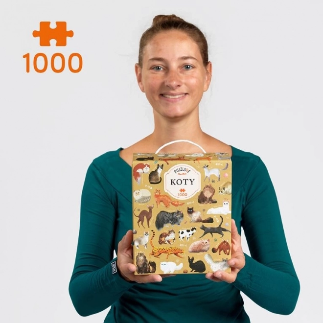 Puzzle Puzzlove Kočky 1000 dílků