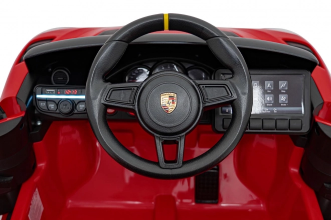 Dětský elektrický vůz Porsche 718 lakovaný – Červený