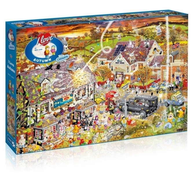 GIBSONS Puzzle Miluji podzim 1000 dílků