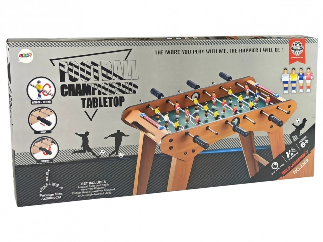 Velký fotbalový stůl Dřevěná hra Foosball