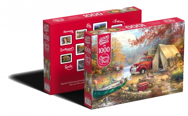 Puzzle Sdílej volnou přírodu 1000 dílků